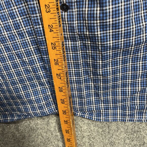 Faconnable Designed in France Club XXL Dress Shirt Blue Check Plaid Button Down - Picture 6 of 10